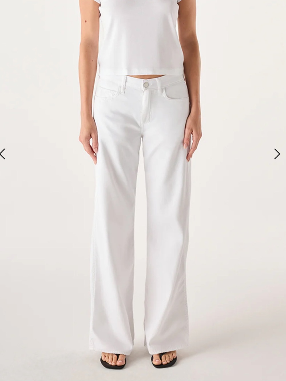 NWOT Amo Regina Jeans in White